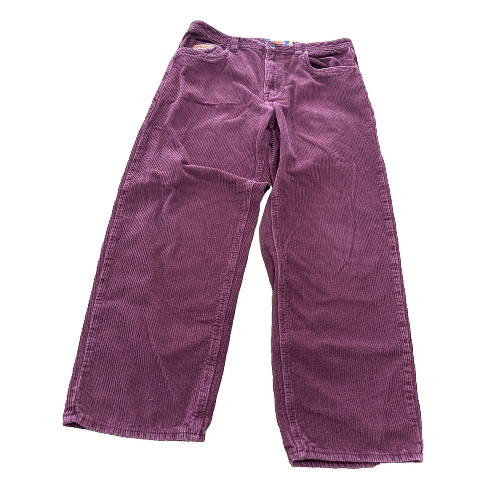 Empyre Men's 34 Corduroy jeans Pants Skater Relaxed Red - Picture 2 of 11